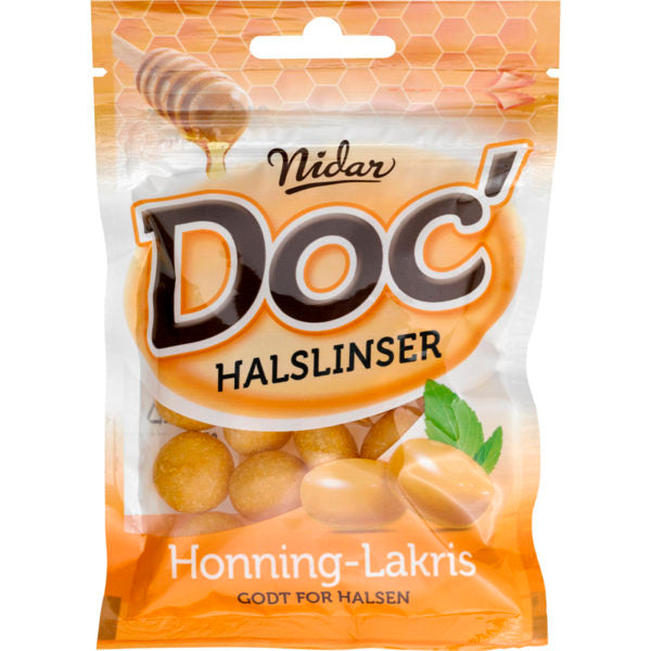 Nidar Doc' Halslinser Honning-Lakris – ScanSpecialties