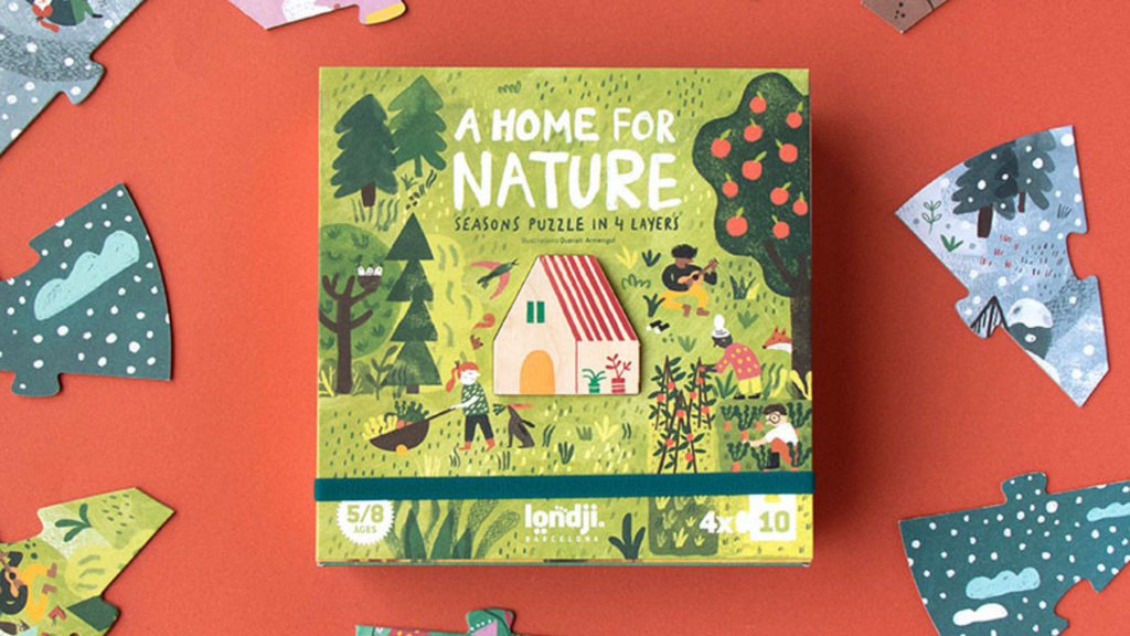 A home for nature, Circular puzzle to learn about the seasons