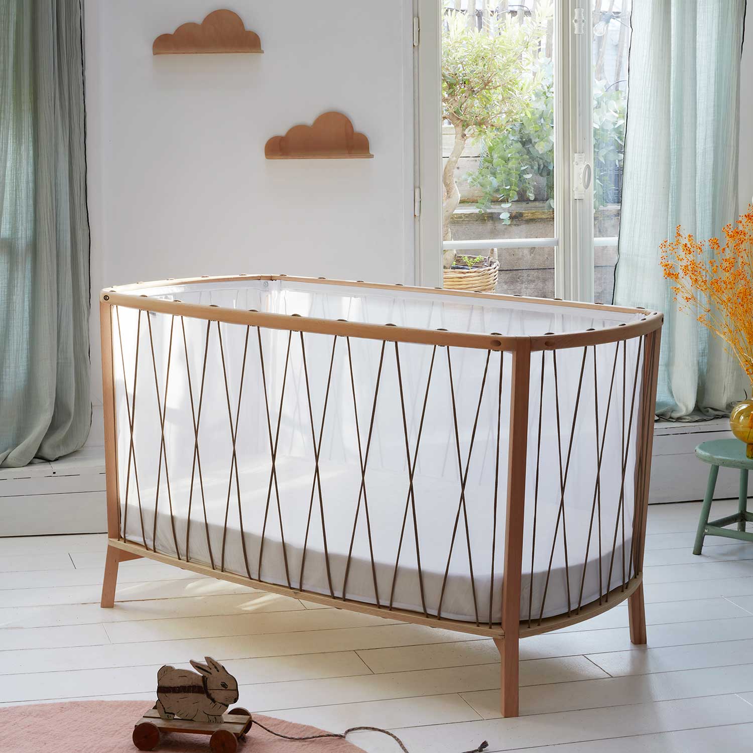 Charlie Crane Cot, the Kimi cot transforms as your baby grows