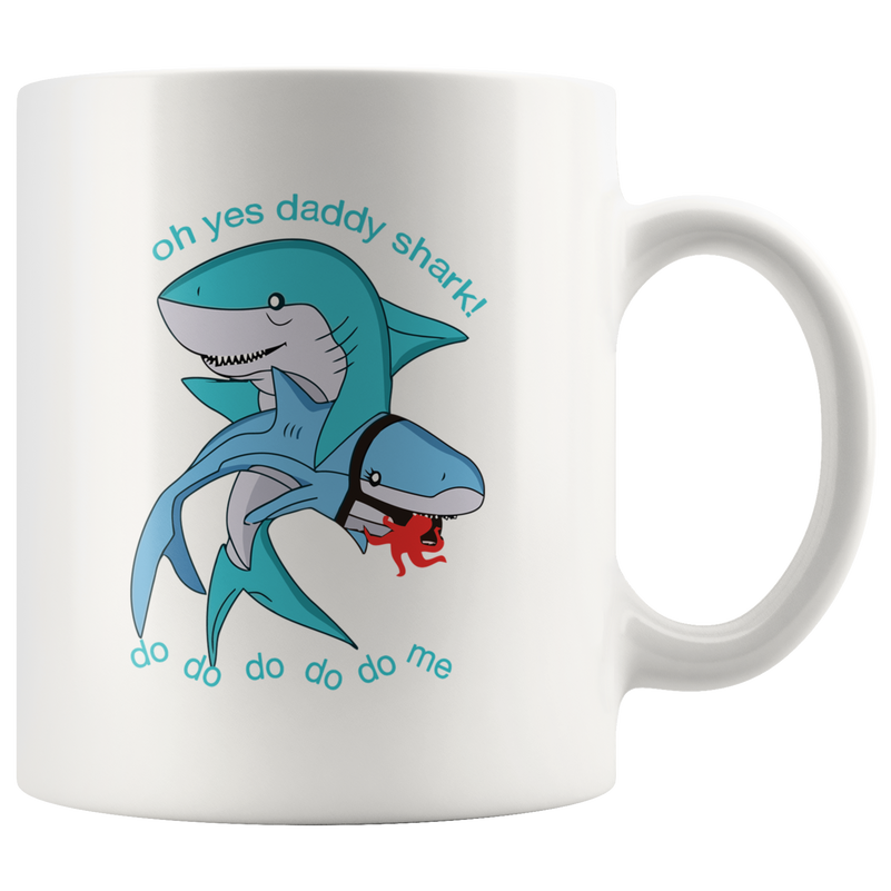 daddy shark do do do me mug