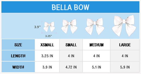 Lady Bow Size Chart