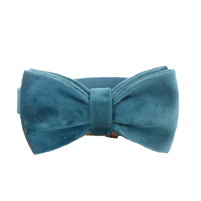 Personalized Emerald Collar & Bow Tie
