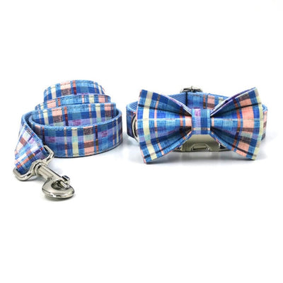 Personalized Lucas Collar & Bow Tie – Pup Unleashed