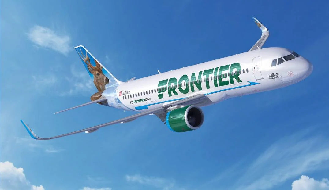 Frontier airlines airplane