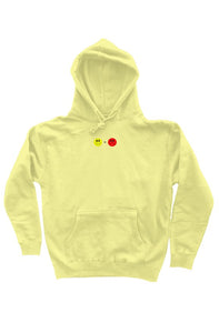 inclusion \u003e exclusion logo yellow hoodie