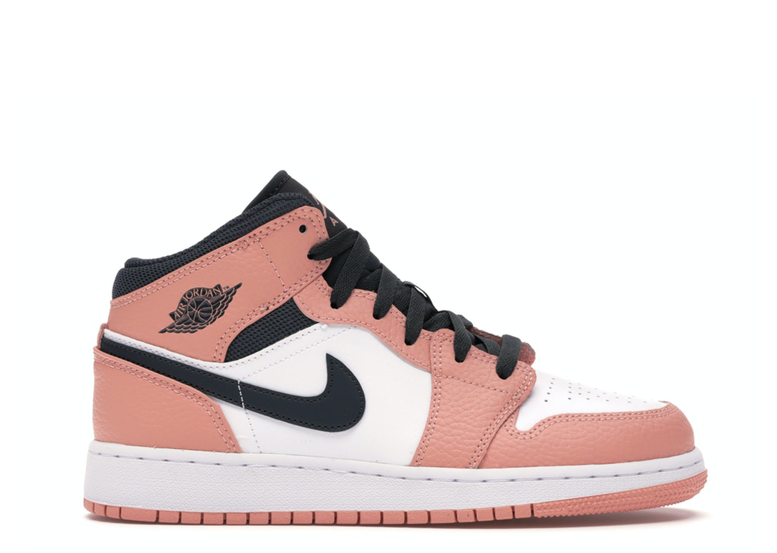 Air Jordan 1 Mid 'Pink Quartz' (GS 