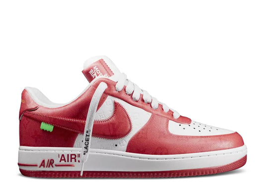 Louis Vuitton X Air Force 1 Low 'White Gym Green' - Nike - 1A9V