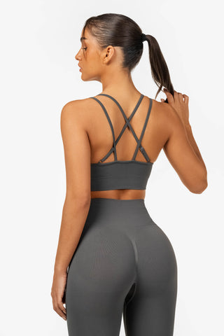 Sports bra with back details