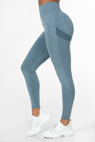 Blaue Leggings