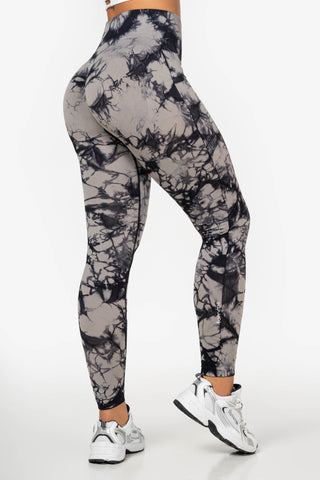 Mønstrete scrunch leggings