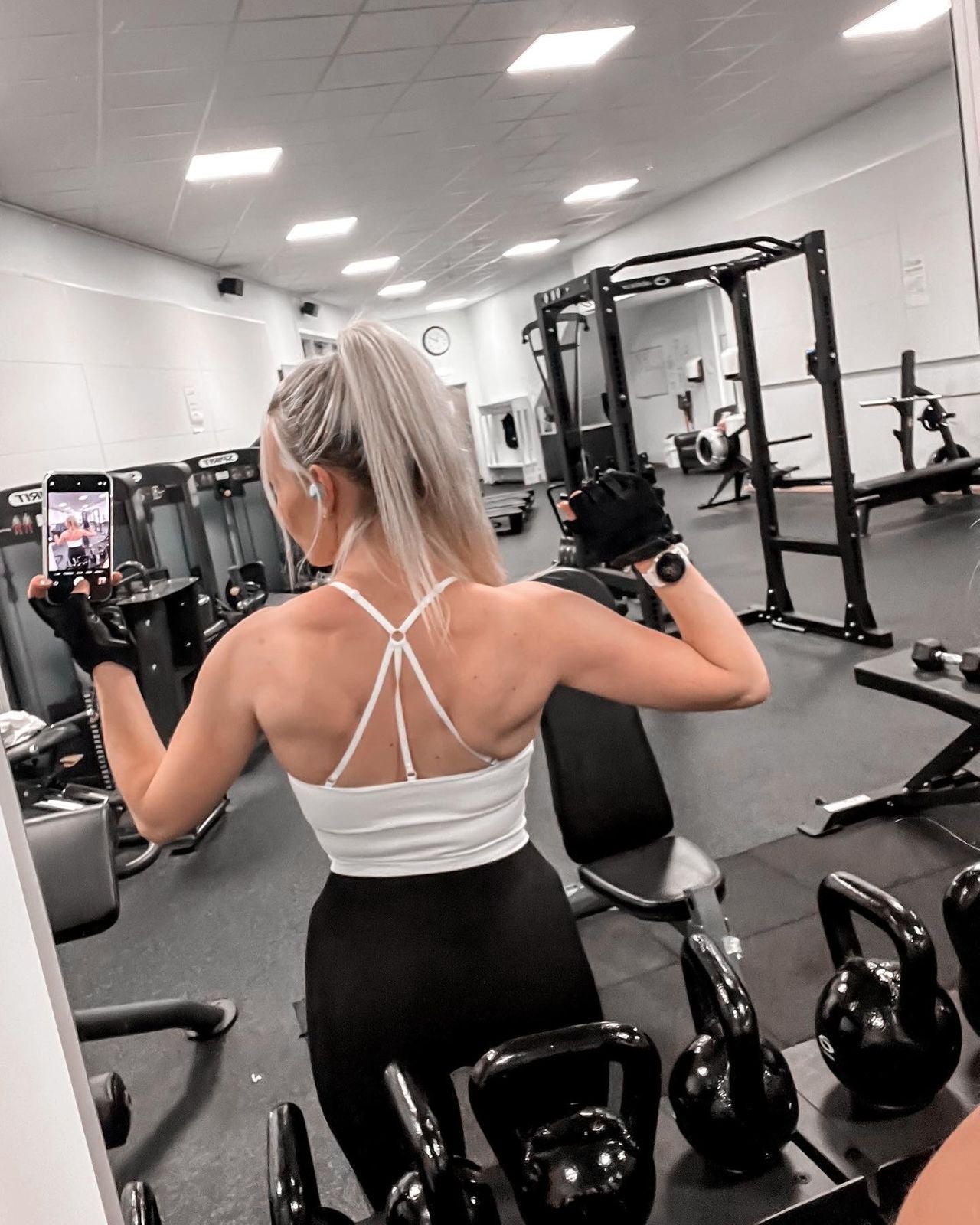 White Power Seamless Top