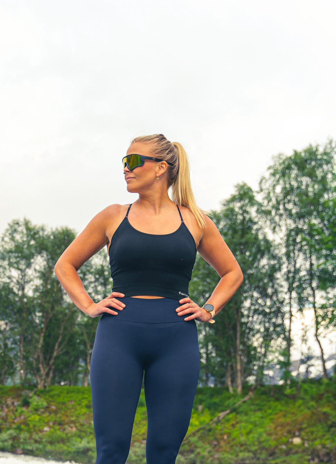 Black Power Seamless Top