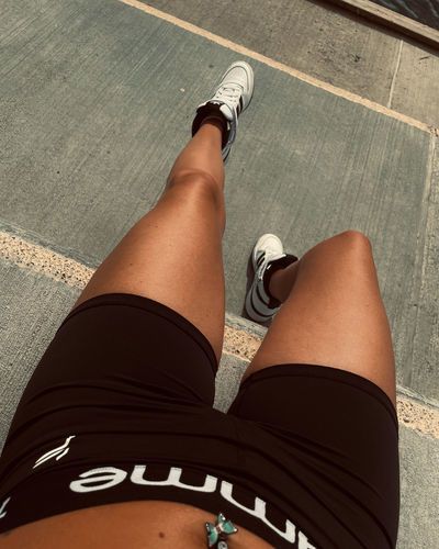 Black Running Shorts