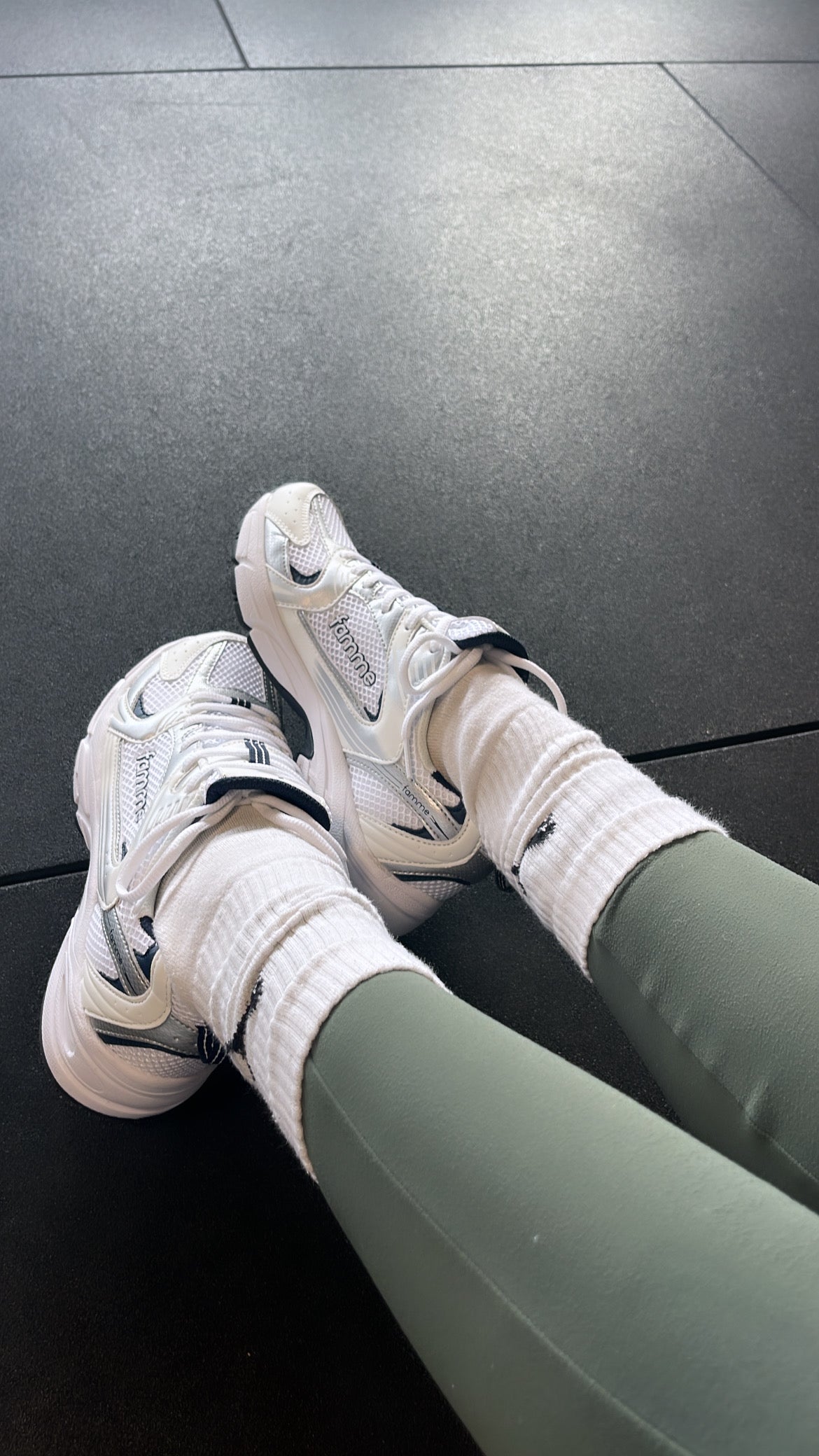 White 90S Trainers