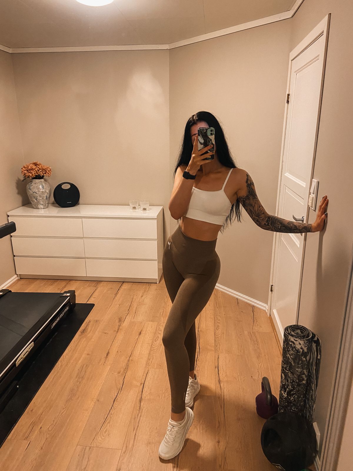 Light Gray Motion Leggings