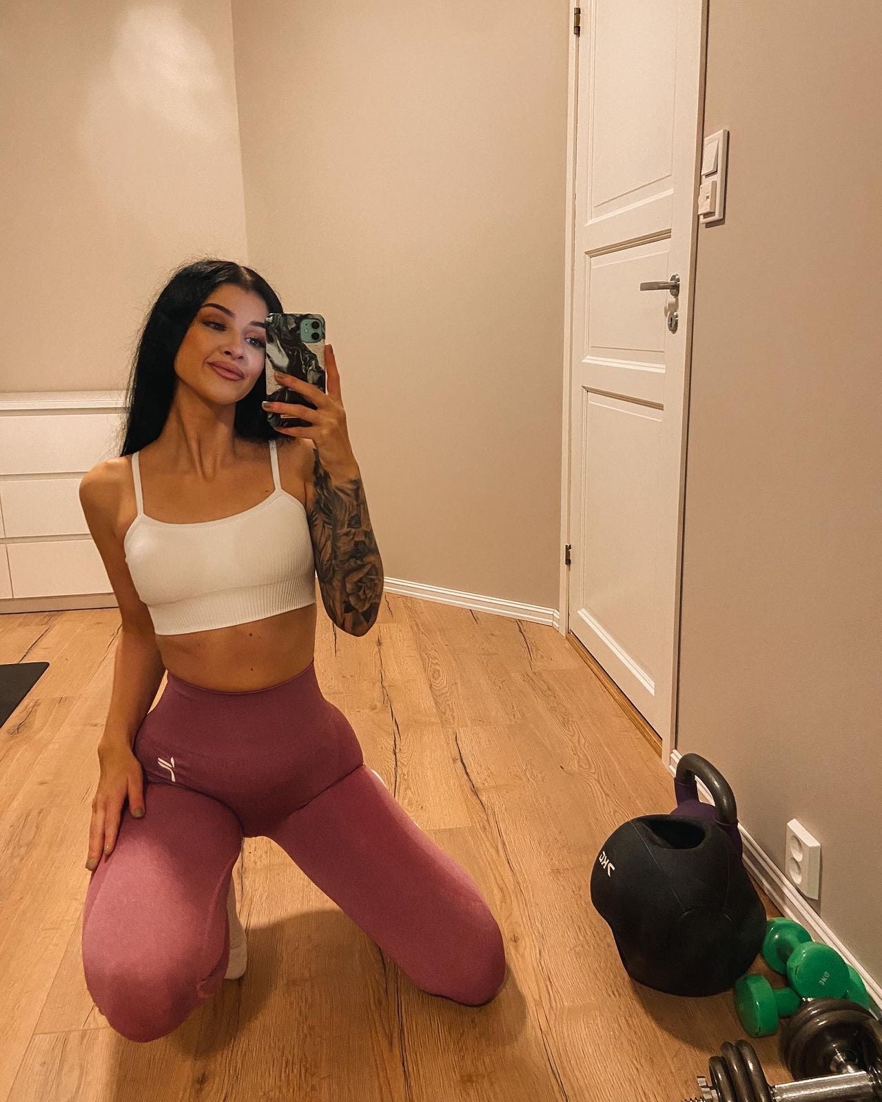 Pink Motion Leggings