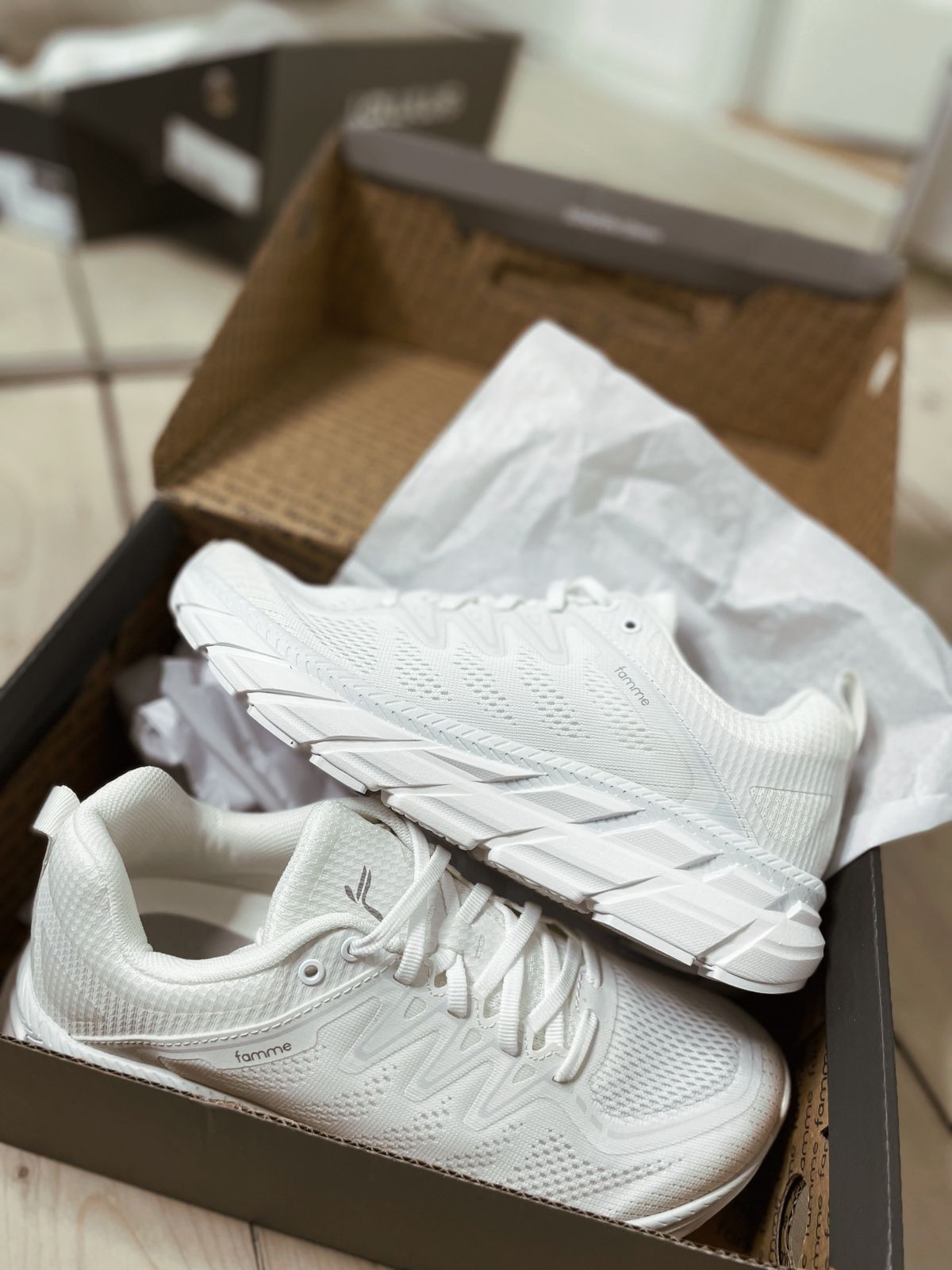 Weiße Endorphin RX1 Schuhe