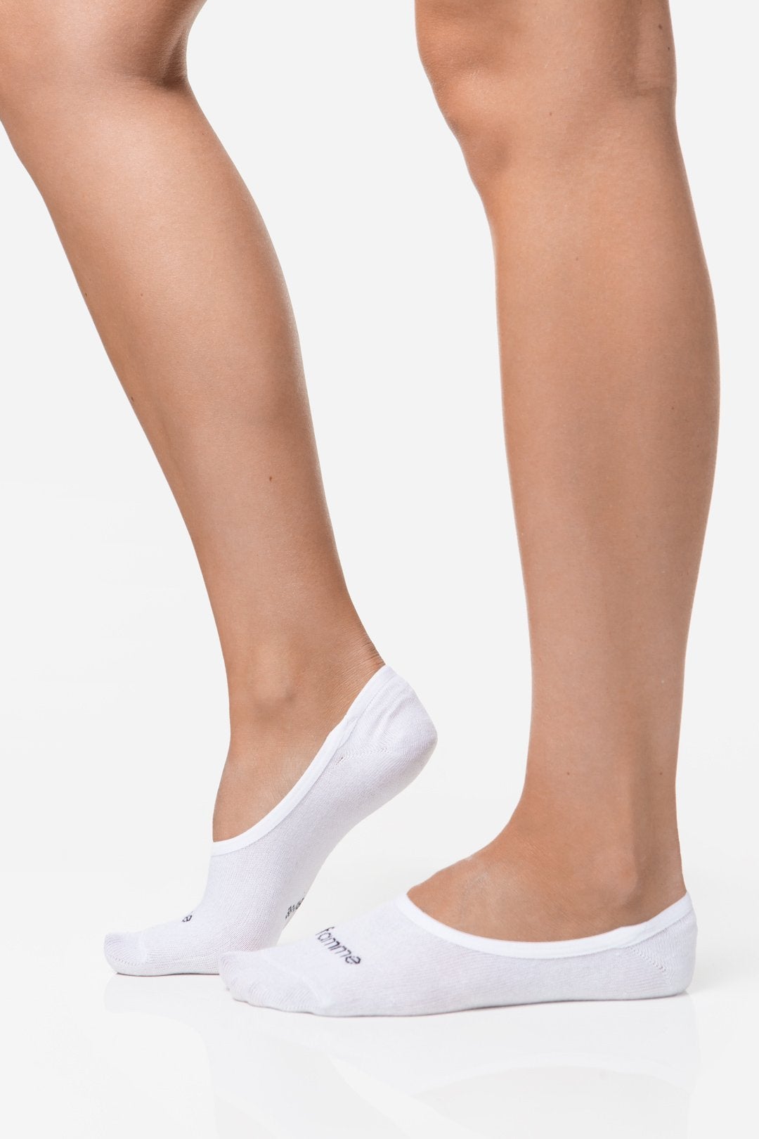 White ballerina socks for women