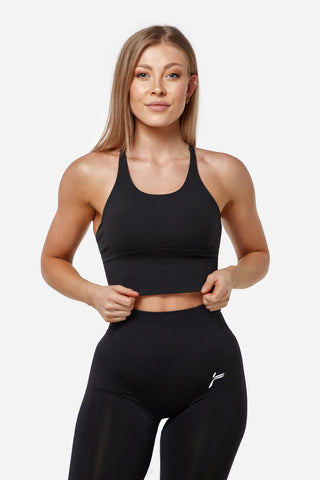 Soutien-gorge de sport noir pour femme