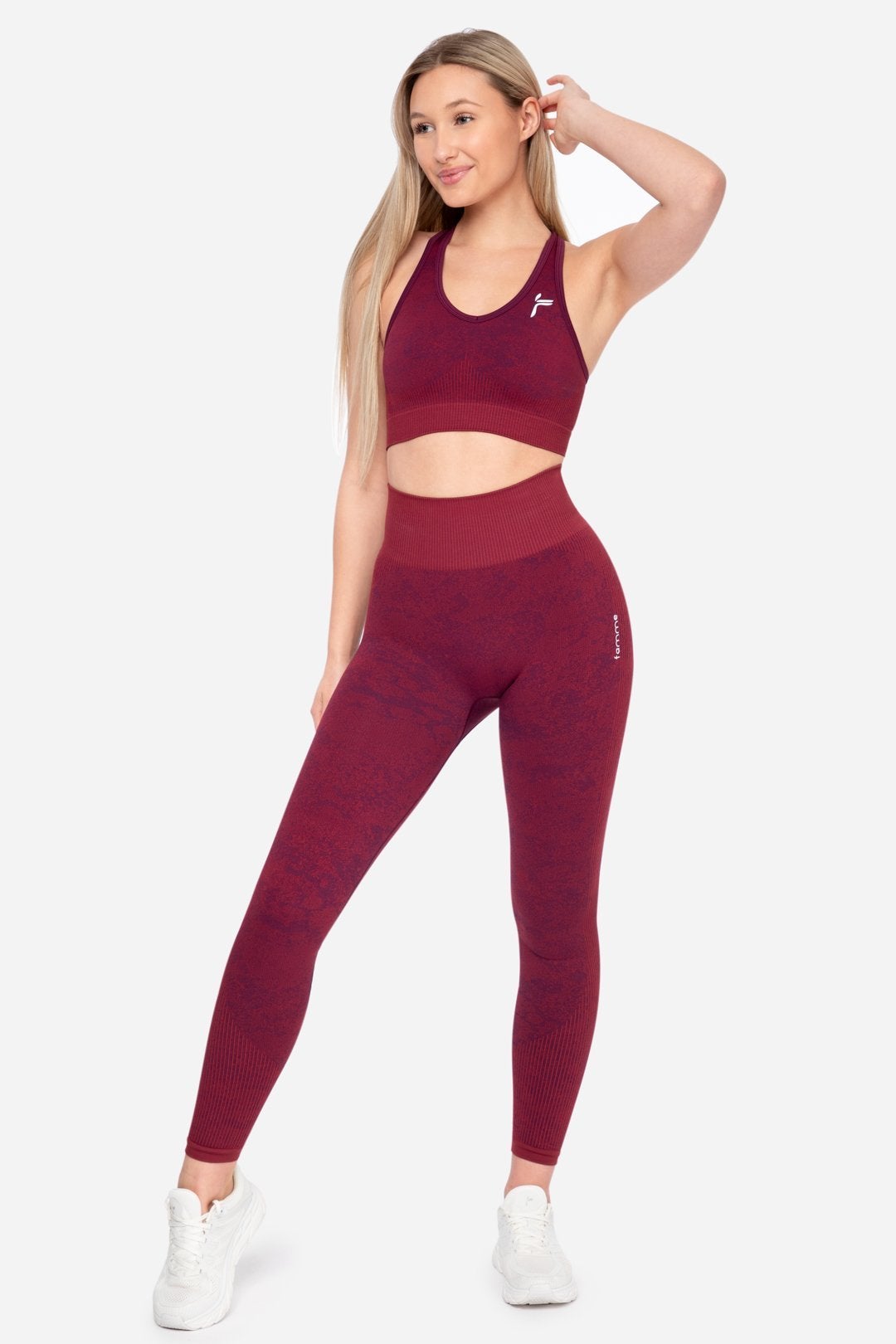 Fleek seamless leggings, squatproof, høyt liv, pustende egenskaper