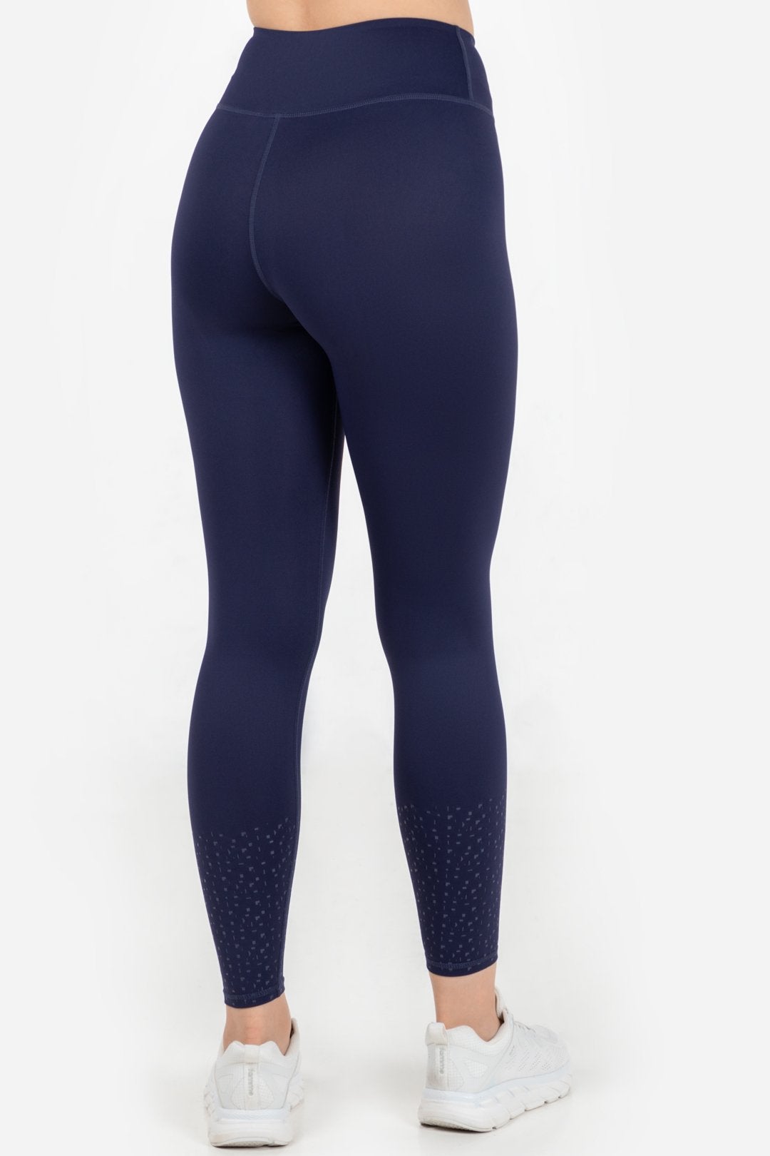 Blaue Strumpfhose für den Winter