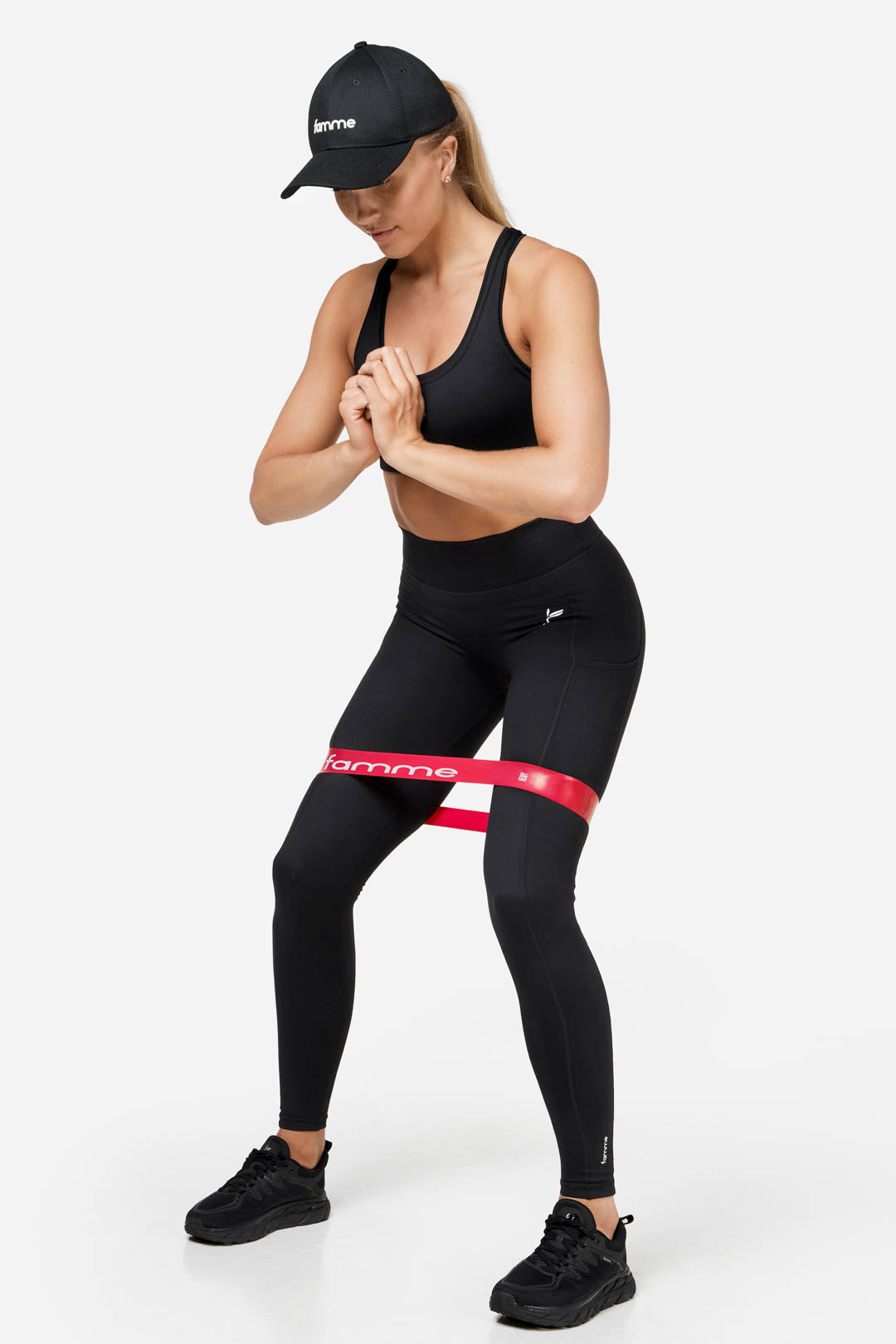 Exercise bands for women in rubber