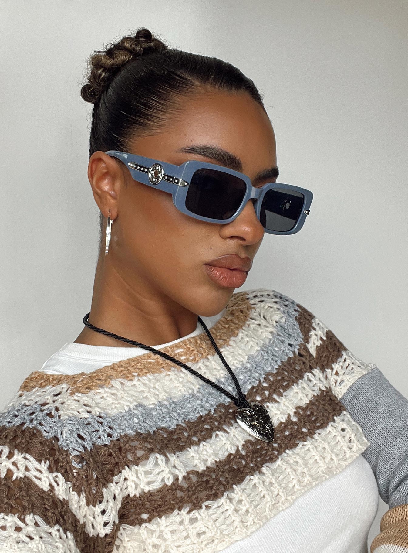 solano sunglasses slate grey / silver
