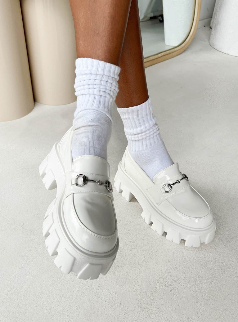 Penny Lane Loafer White