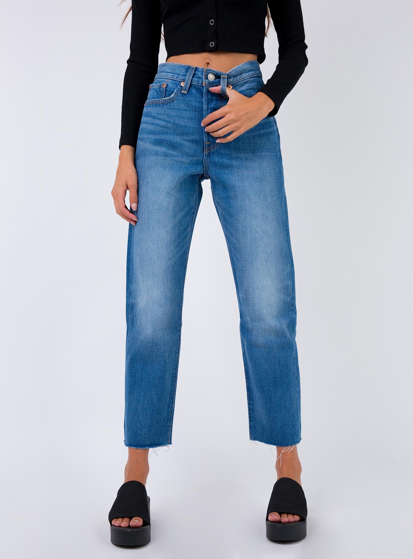 bershka jeans high waist