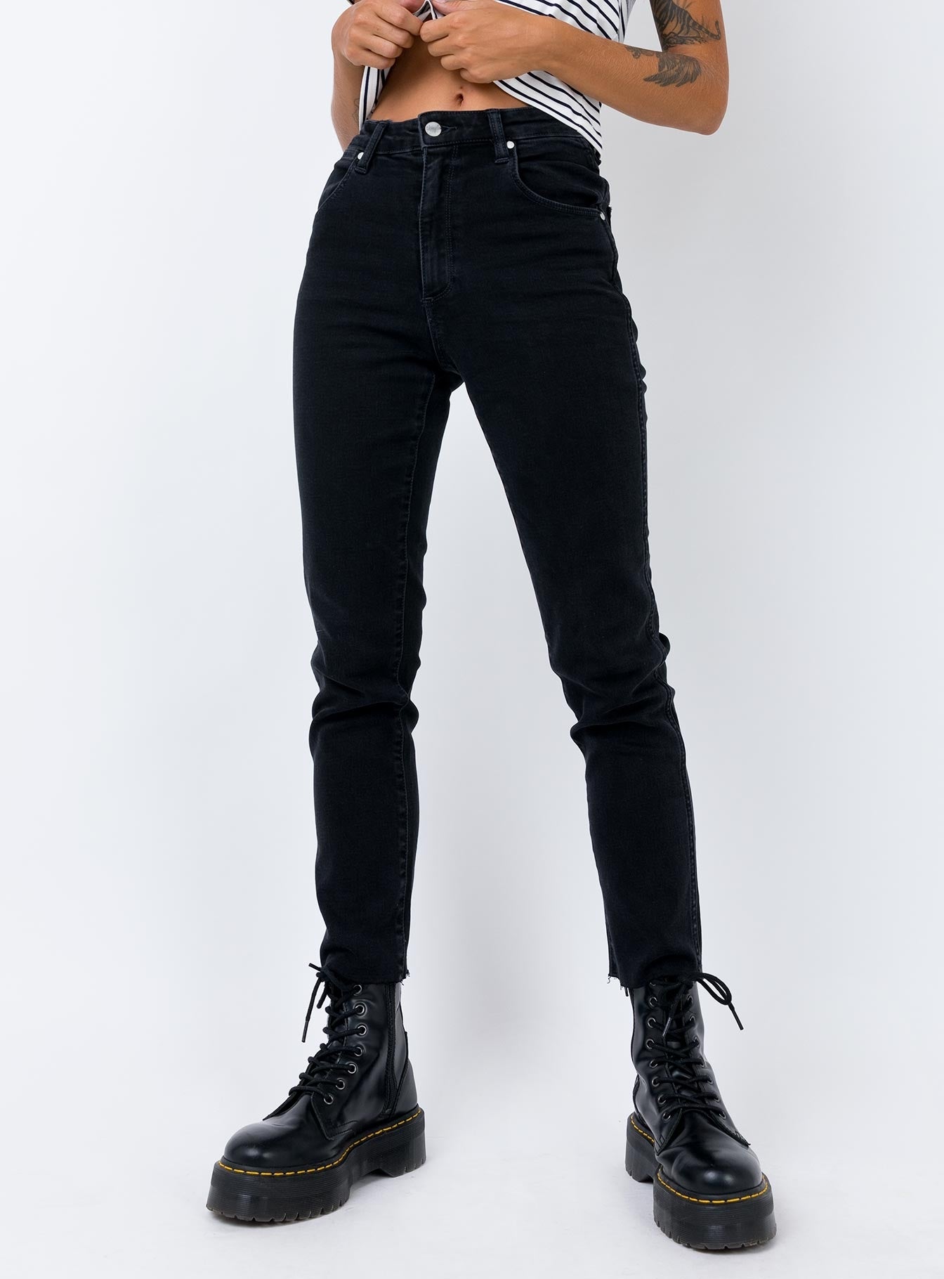 wrangler patti jeans glimmer black