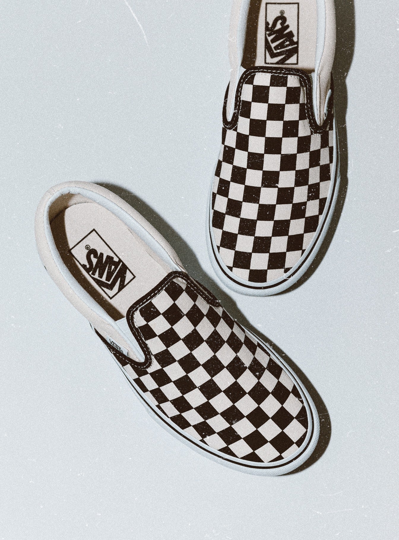 Vans Classic Slip On Platform Checkerboard