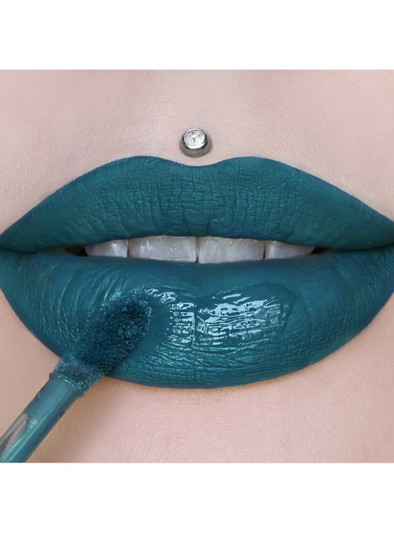 teal lipstick