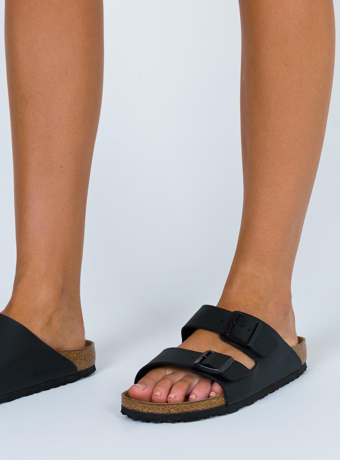 black narrow birkenstocks