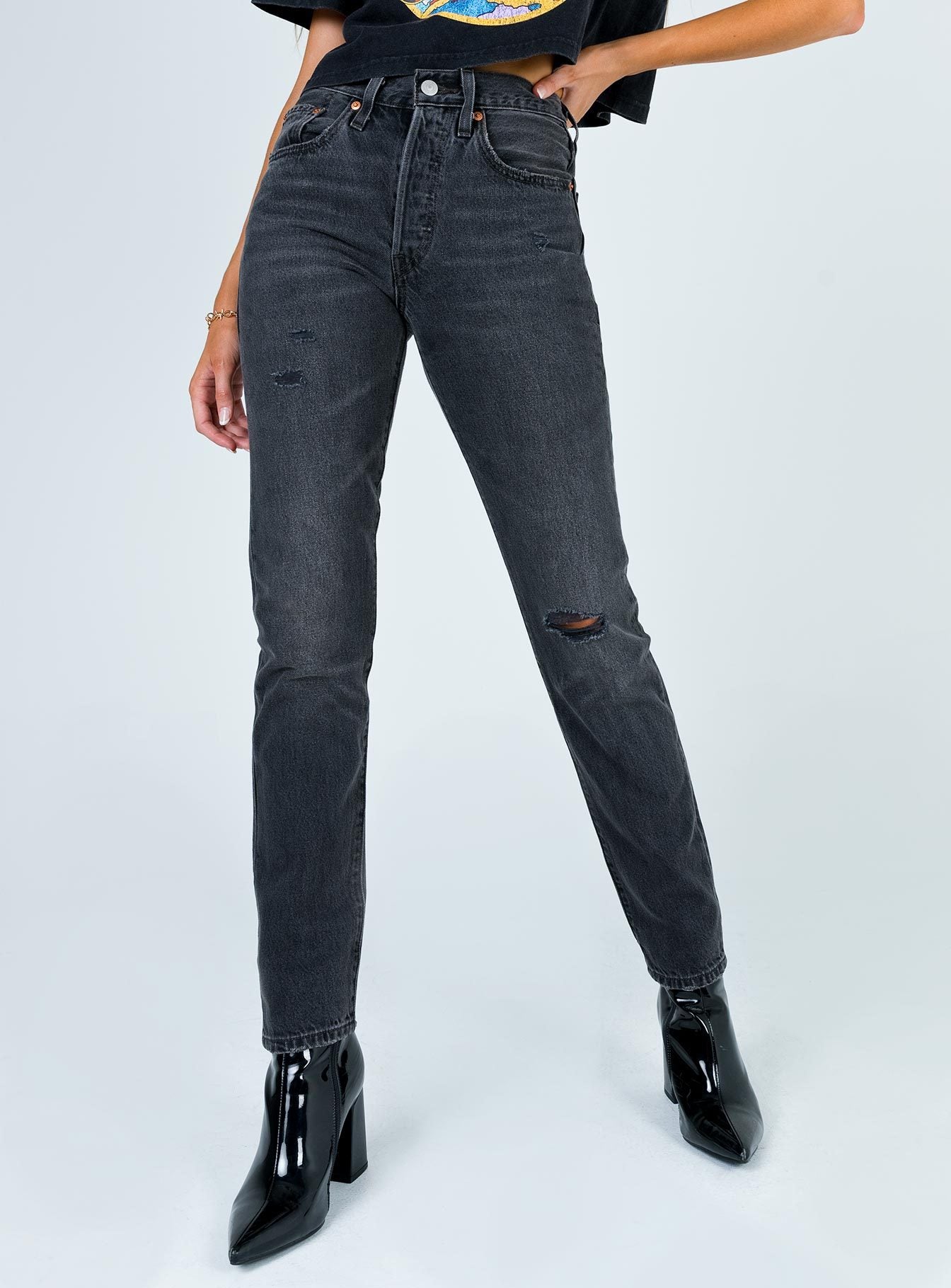 women's levi's 501 skinny jeans