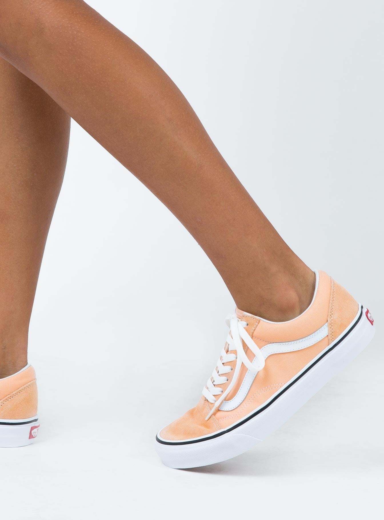 vans authentic bleached apricot