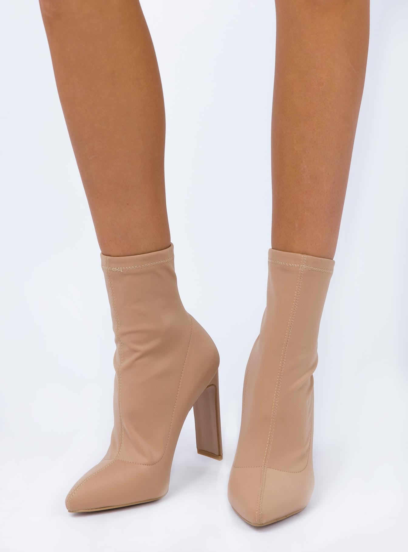 Billini Edie Boots Camel Lycra