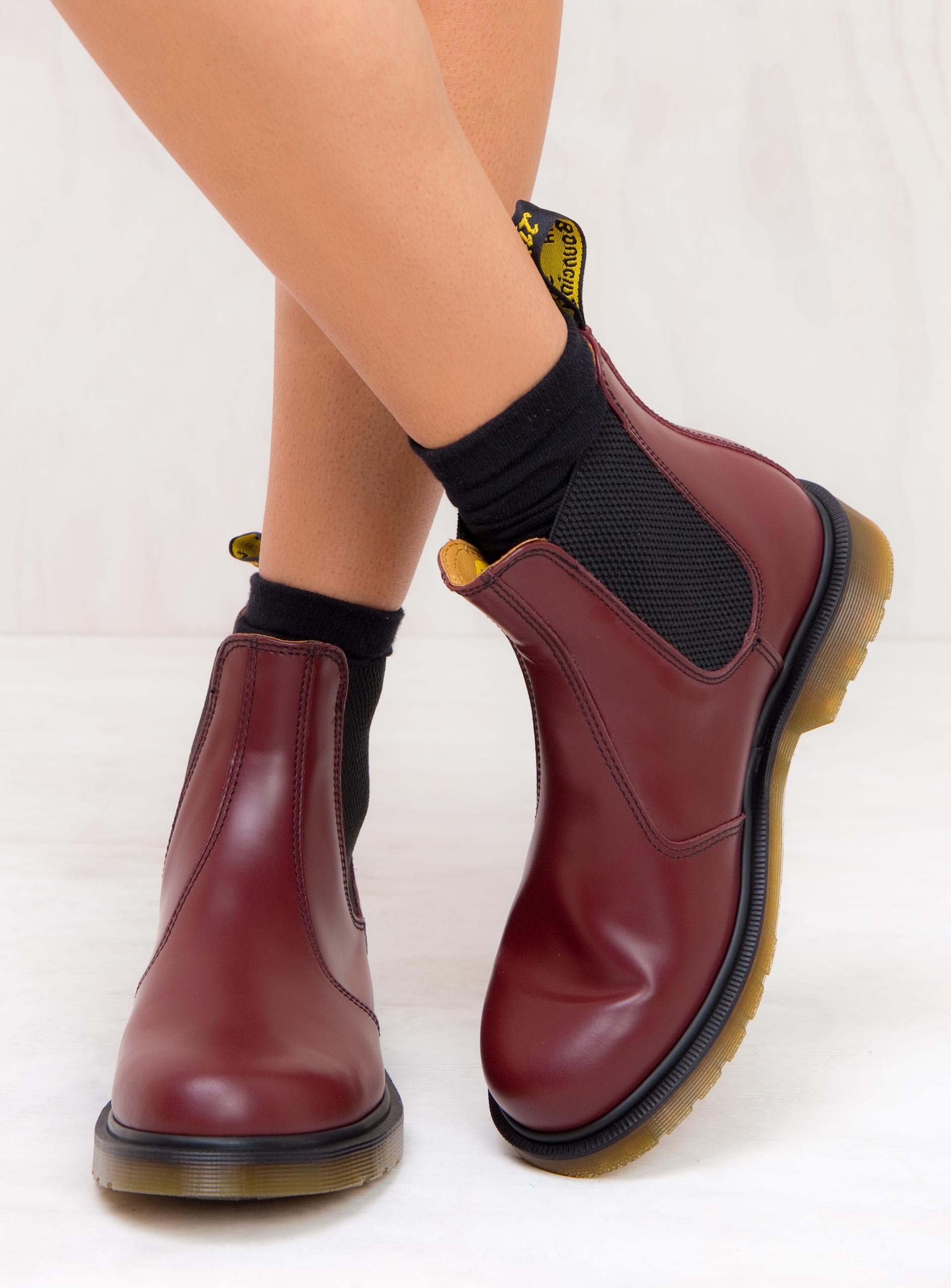 red dr martens