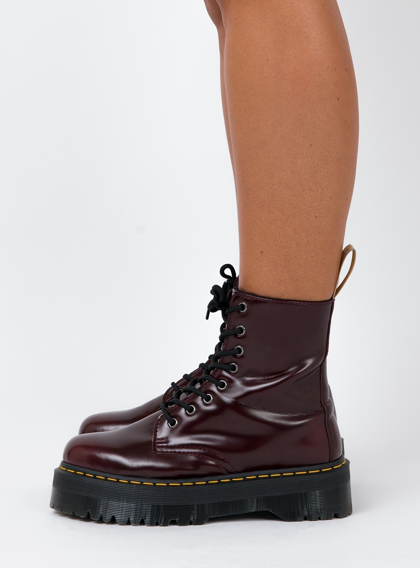 jadon doc martens cherry red