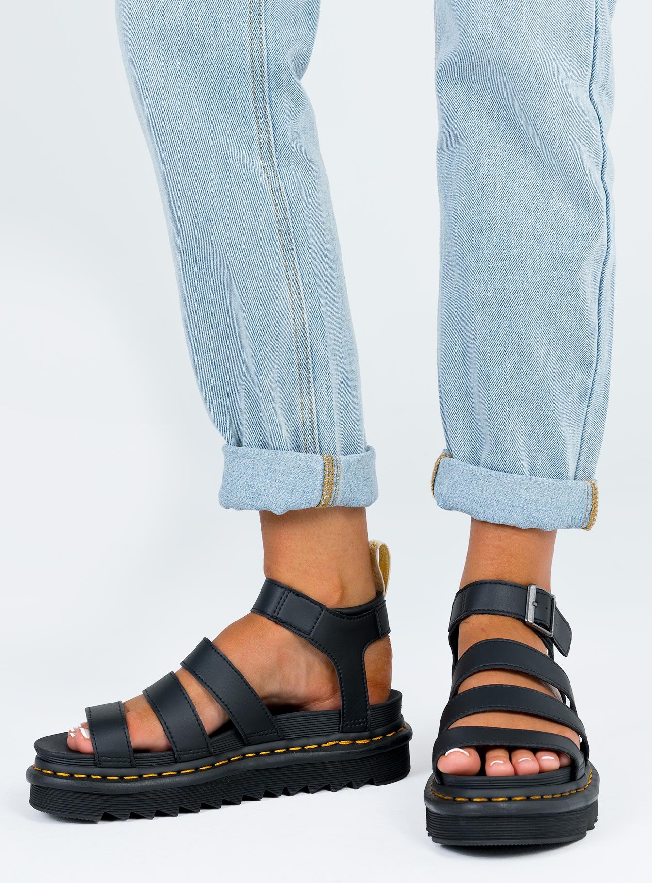 dr martens blaire sandal black