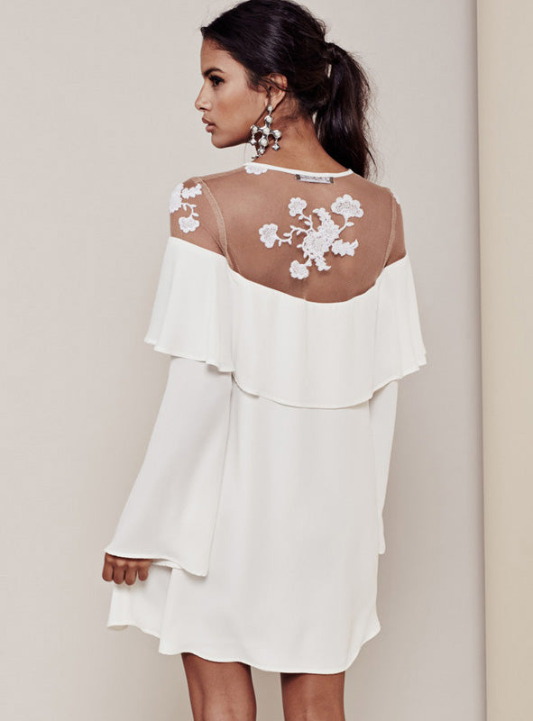 elenora white embroidered maxi dress