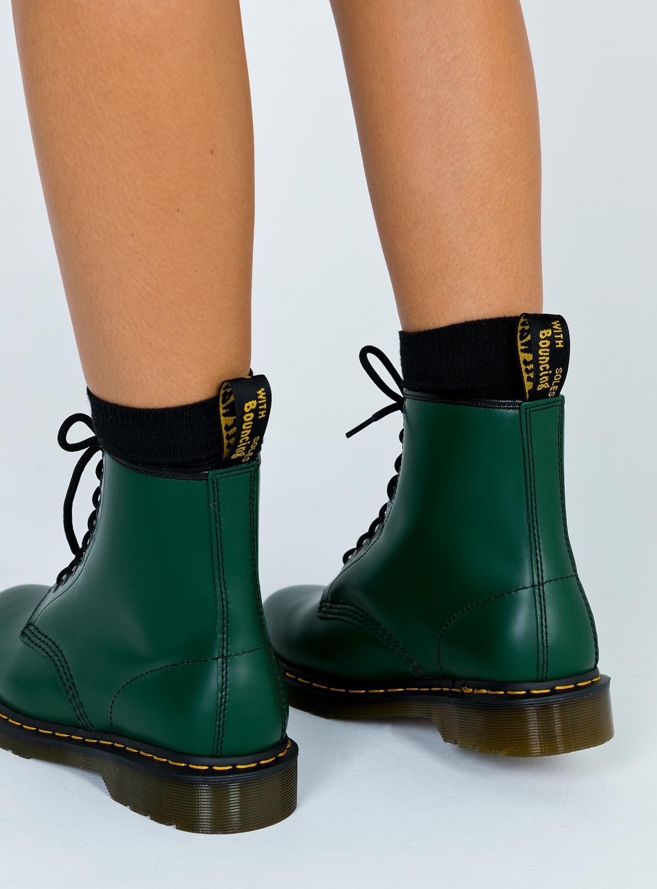 dr martens smooth green