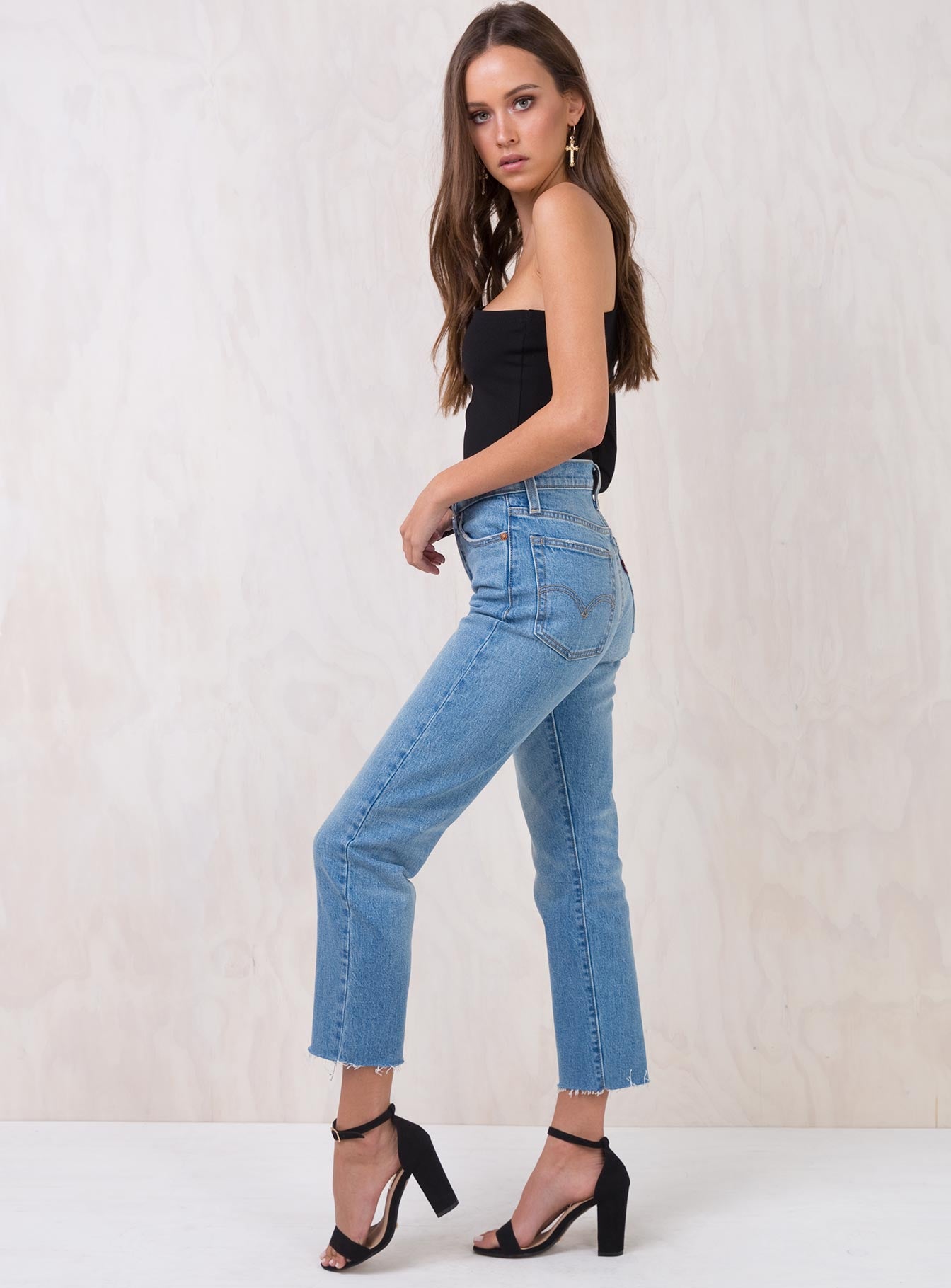 levis wedgie jeans rough tide