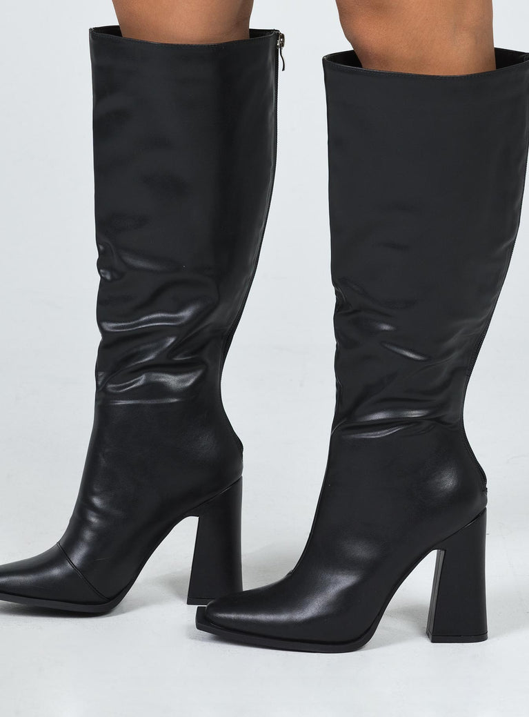 Keeley Boots Matte Black