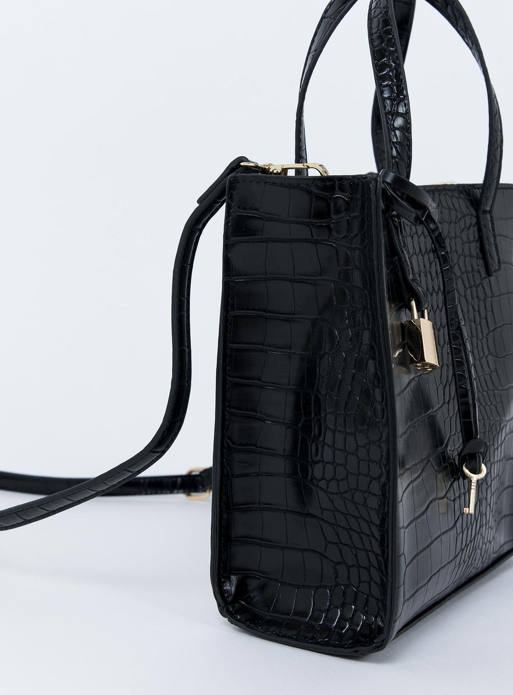 Peta & Jain Macey Bag Black Croc