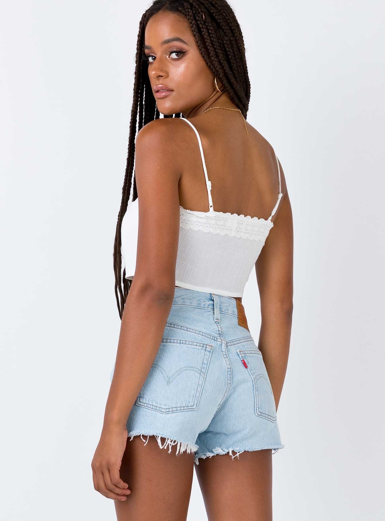 Levis Weak In The Knees 501 High Rise Short