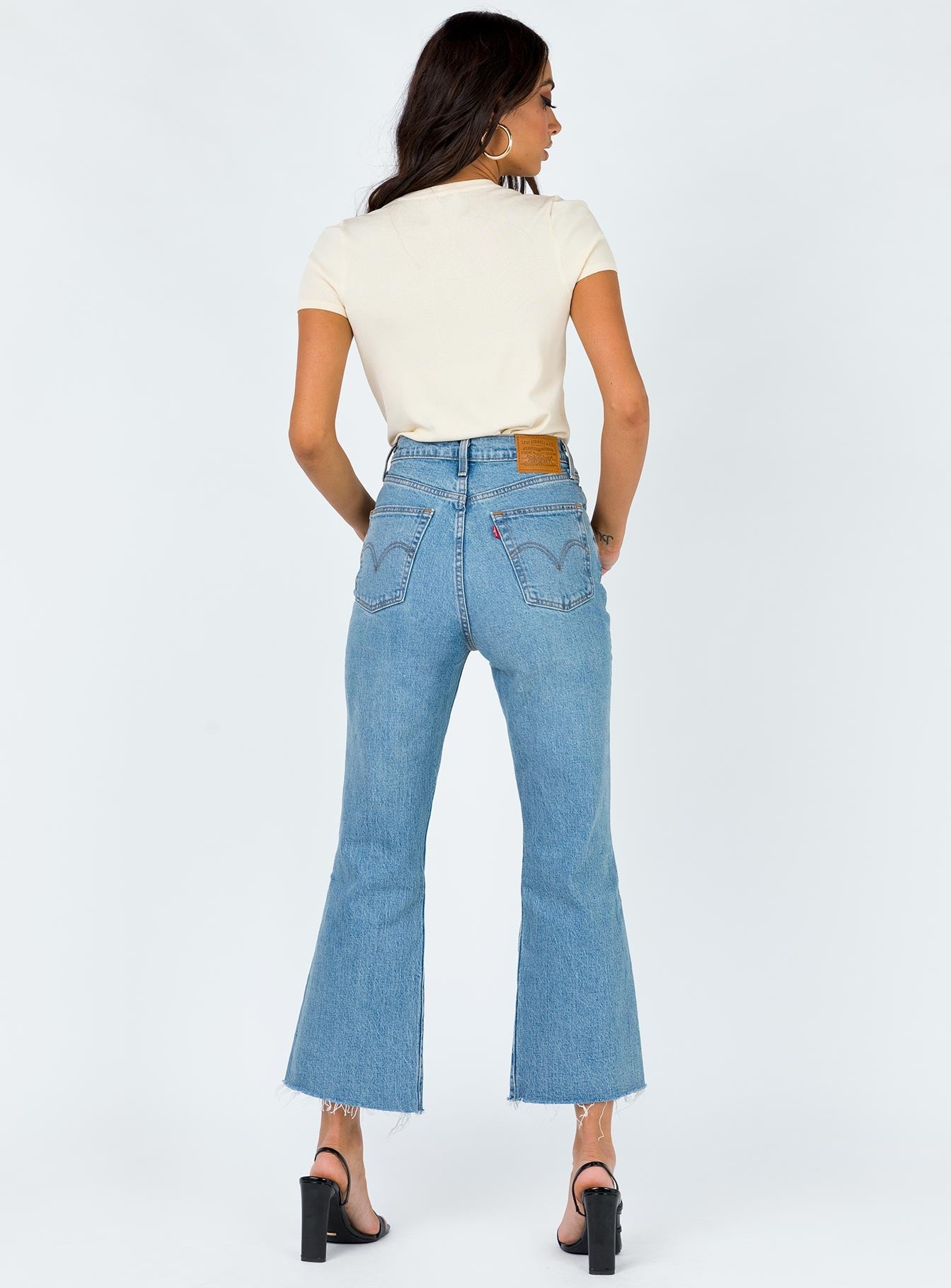 levi's flare high waist