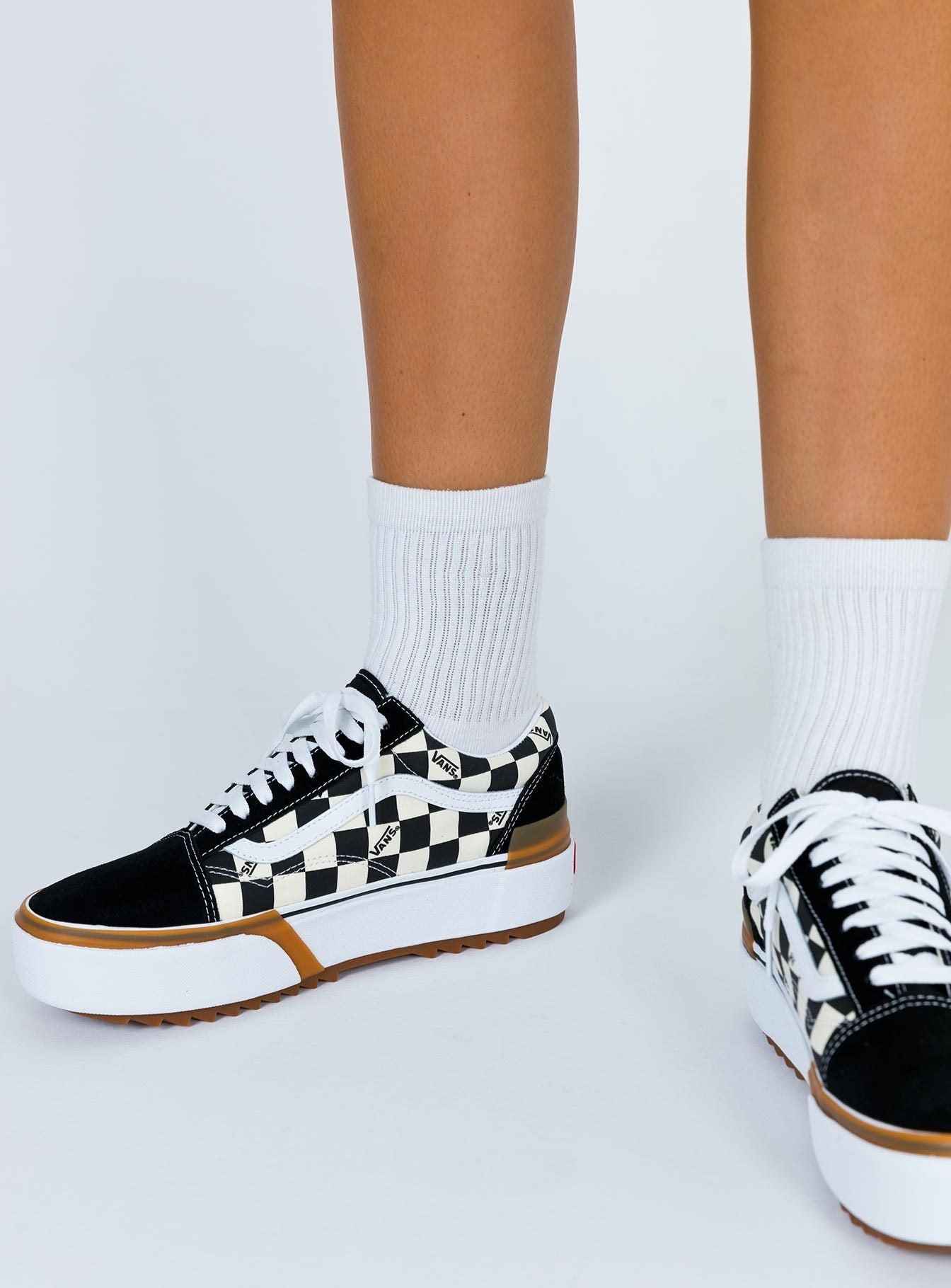 vans checkerboard platform old skool