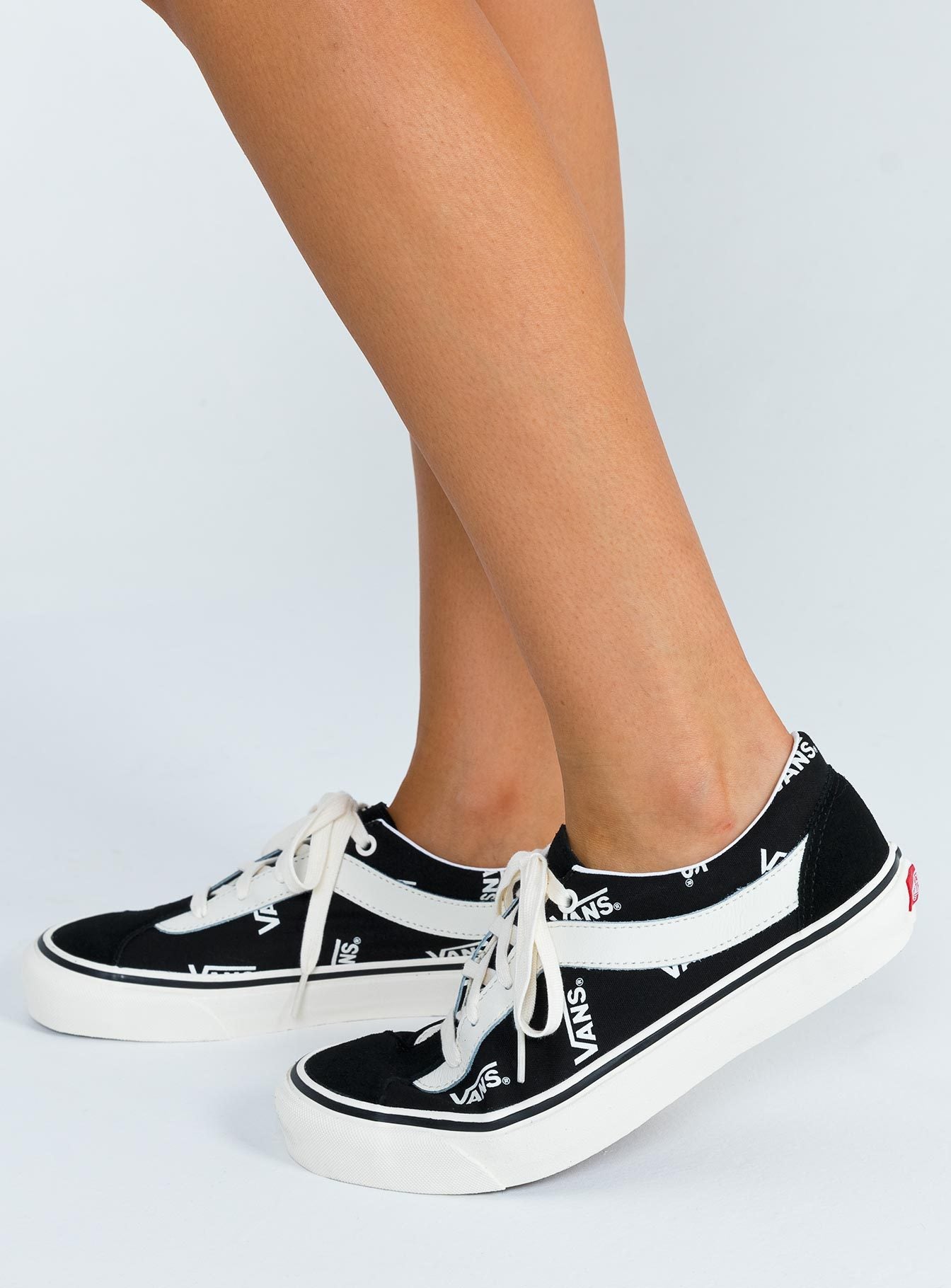 vans bold ni black trainers