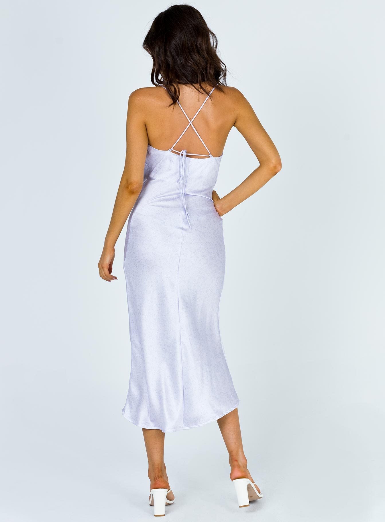 agnes fleur midi dress