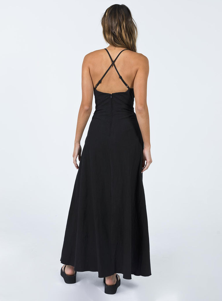Kirsten Midi Dress Black